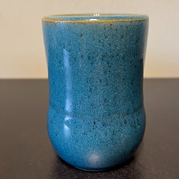 Handcrafted Blue Glaze Pottery Mug ~ CS Pottery - Picture 6 of 14